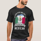 Argentina Flag Mexico Grown  Humor Citizen Pride Tシャツ (正面)