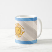 Argentina Flag Mug コーヒーマグカップ (正面右)