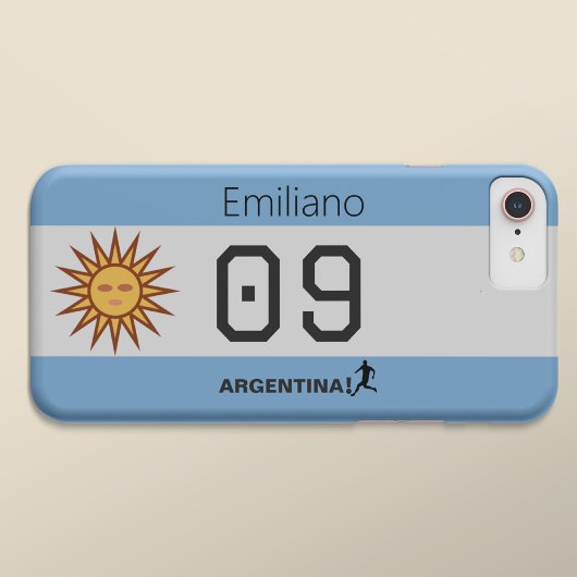 Argentina Flag Personalized Athlete Gear Case-Mate iPhoneケース