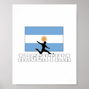 Argentina Football Soccer National Team ポスター