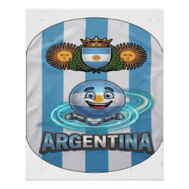 Argentina-GBall-002 ポスター