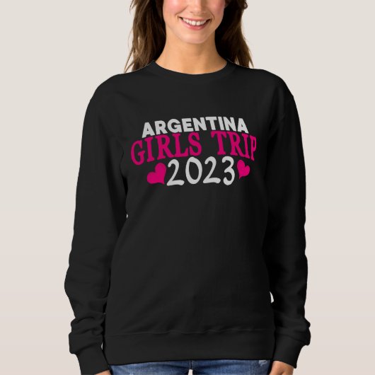 Argentina Girls Trip  2023 Women's Bachelorette Pa スウェットシャツ (正面)