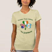 Argentina Ireland USA Shamrock Personalize Women's Tシャツ (正面)