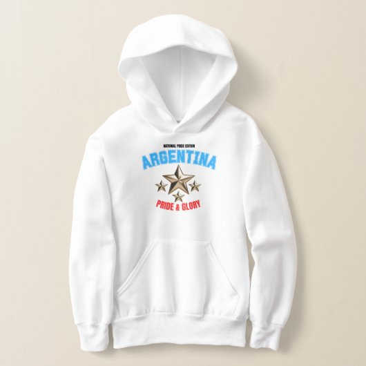 Argentina National Pride Edition Kids Hoodie (レイダウン)