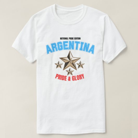 Argentina National Pride Edition Men's T-Shirt Tシャツ (デザイン正面)