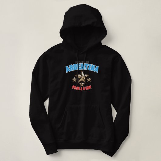 Argentina National Pride Edition Women's Hoodie パーカ (デザイン正面)