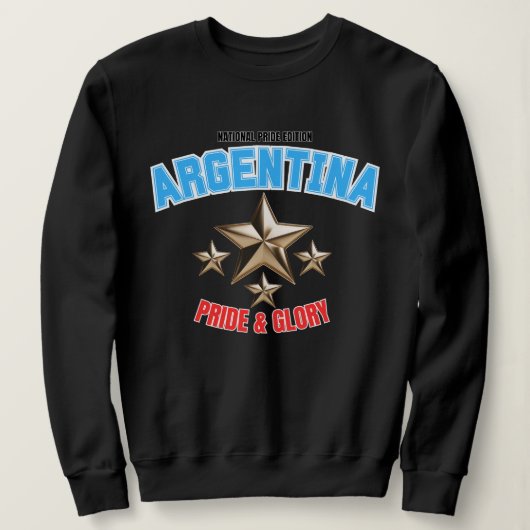 Argentina National Pride Women's Sweatshirt スウェットシャツ (デザイン正面)
