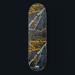 Argentina National Pride Wordcloud スケートボード<br><div class="desc">Show off your national pride on every street with this unique Argentina Wordcloud Skateboard! This isn't just a deck; it is a vibrant masterpiece featuring the name Argentina repeated in different alphabet forms, languages, fonts and colors to create a dynamic wordcloud effect. The comprehensive design covers the whole board, ensuring...</div>