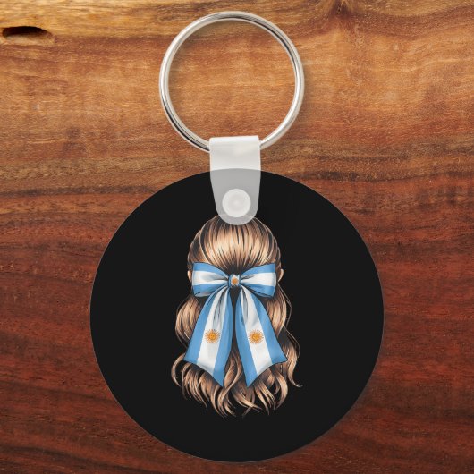 Argentina Pride Argentinian Flag キーホルダー (正面)