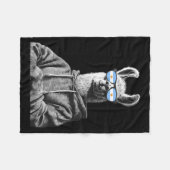 Argentina Pride Argentinian Flag  フリースブランケット (正面(横))