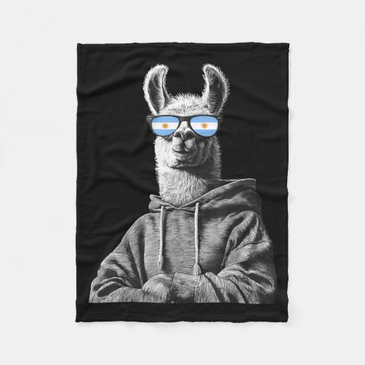 Argentina Pride Argentinian Flag  フリースブランケット (正面)