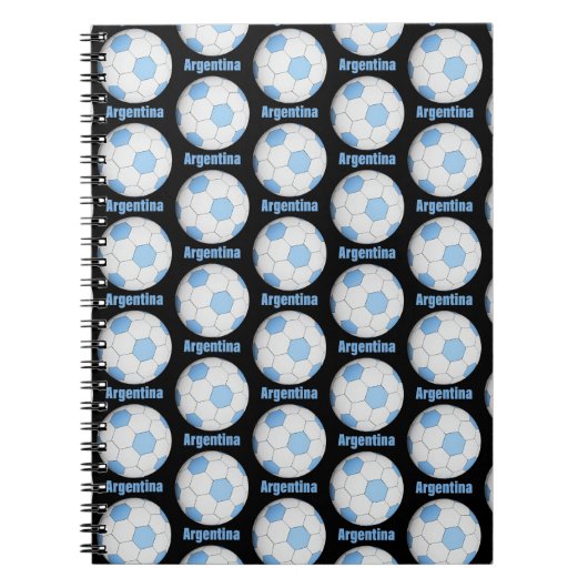 Argentina soccer  ノートブック (正面)