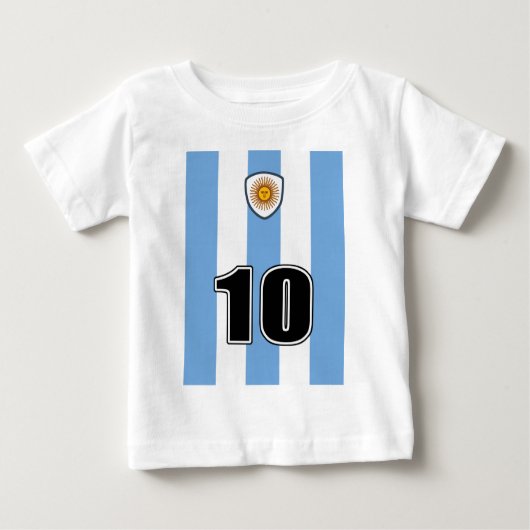 Argentina soccer ベビーTシャツ (正面)