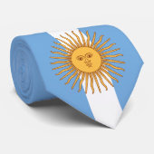 Argentina, Sol de Mayo & Argentina Flag / business ネクタイ (ロール)