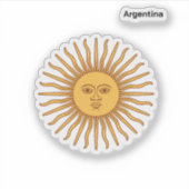 Argentina Sol de Mayo: Authentic Fan Tee シール (正面)