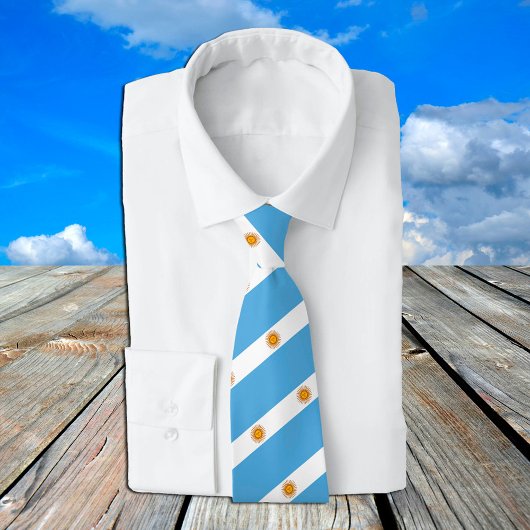Argentina Ties, fashion Argentina Flag, business ネクタイ