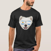 Argentinian Flag Samoyed Dog Argentina Pocket Tシャツ (正面)