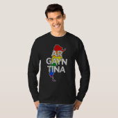Argentinian Gay Argayntina Lesbian Queer LGBTQ Tシャツ (正面フル)