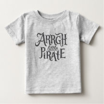 Argh Little Pirate -ベビーTシャツ