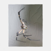 Argiope Spider Lover Gift フリースブランケット (正面)