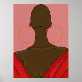 Argolas com rosto ポスター