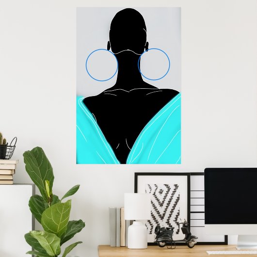 Argoslas original - deep vibe ポスター (ホームオフィス)