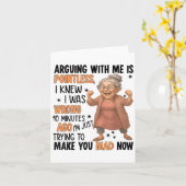 Arguing With Me Is Intless I Knew Was Wrong 10 Min カード (黄色い花)