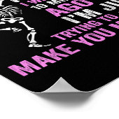 Arguing With Me Is Pointless I Was Knew I Was Wron ポスター (角)