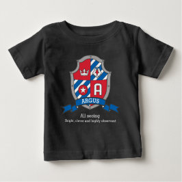 Argus boys騎士シールドの名前と意味 ベビーTシャツ