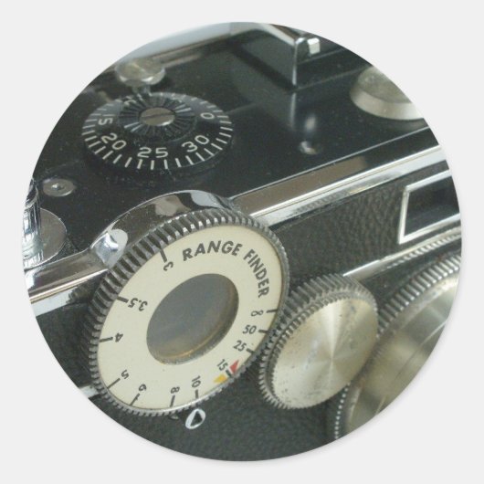 Argus C-3ステッカー ラウンドシール (正面)