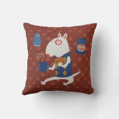 Argyle doggo クッション (裏面)