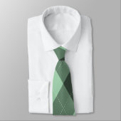 Argyle Monogram Hidden Initial Green ネクタイ (タイ)
