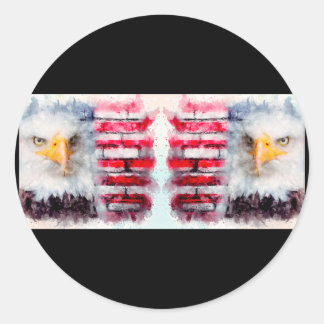 ArhSalamander Water Color USAマグカップ3 ラウンドシール