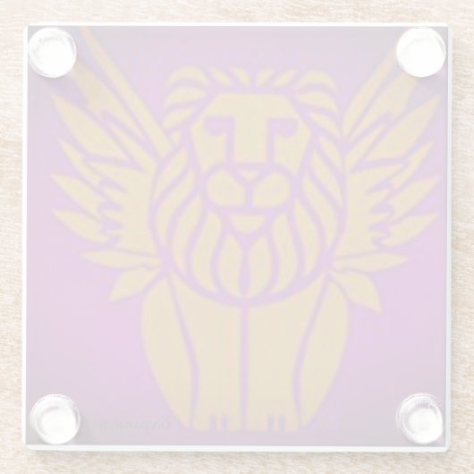 Ariガラスのコースター ガラスコースター (裏面)
