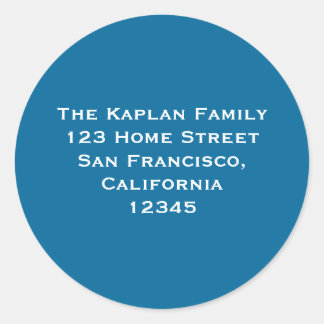 Ari Yonatan 1.5インチ差出人住所封筒用シール ラウンドシール