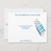 Ari Yonatan Torahのバーの（ユダヤ教の）バル・ミツバーの招待状の披露宴 招待状 (正面)