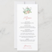 ARIAティーパーティーディナーメニューカード (正面)