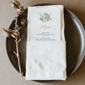 ARIAティーパーティーディナーメニューカード