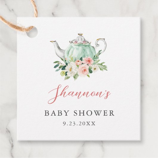 ARIAティーパーティーベビーシャワー フェイバータグ (正面)