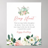 ARIAティーパーティーリングや輪狩りブライダルシャワーゲーム ポスター (正面)