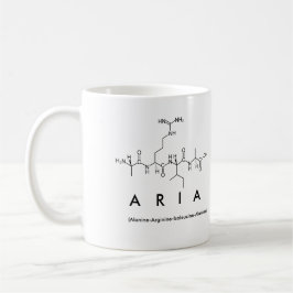 Ariaペプチド名mug コーヒーマグカップ