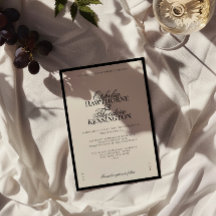 Aria | ブラック×ベージュのモダンでエレガントな結婚式