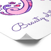 Aria girlsの名前の装飾カスタム的なポスター意味 ポスター (角)