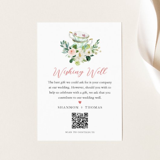 ARIA Teaパーティーウィッシングウェルエンクロージャカード エンクロージャーカード