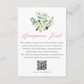 ARIA Teaパーティー結婚のハネムーン基金の願い エンクロージャーカード (正面)