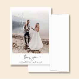 ARIA | Wedding Thank You Card with Photo サンキューカード