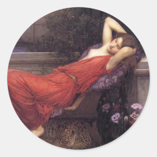 Ariadne [ジョン・ウィリアム・ウォーターハウス] ラウンドシール