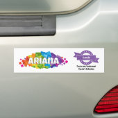 Ariana、ルイNamtagまたはステッカーまたは磁石 バンパーステッカー (車上)