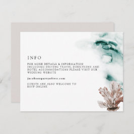 ARIEL熱帯海海洋ビーチ詳細カード 招待状