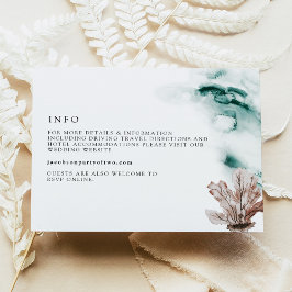 ARIEL熱帯海海洋ビーチ詳細カード 招待状